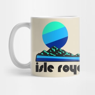 Retro Isle Royale ))(( Tourist Souvenir National Park Design Mug